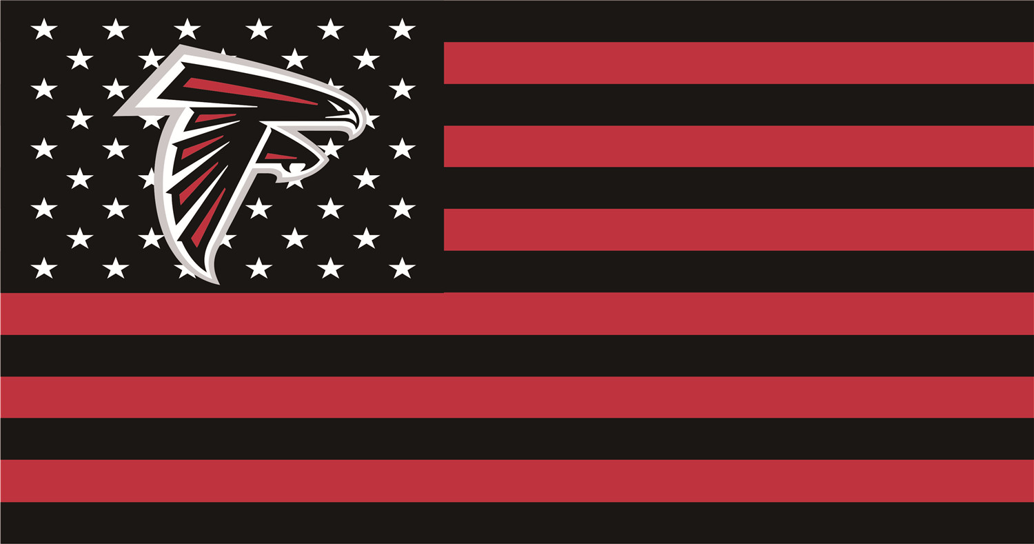 Atlanta Falcons Flags fabric transfer